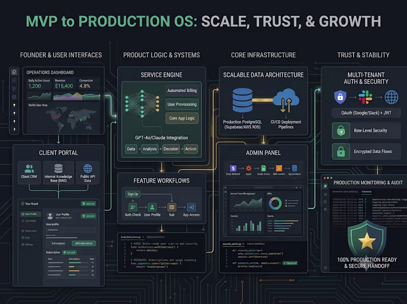 Cover image for Your MVP, Upgraded to Handle Real Users