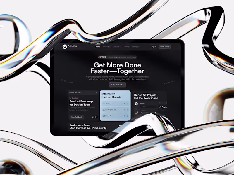 Cover image for AgileAtlas: Get Your Productivity Tool.