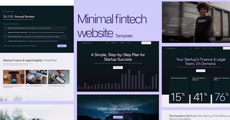 Cover image for Numeris - Fintech Template