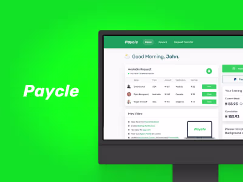 Cover image for Paycle, Online money transfer