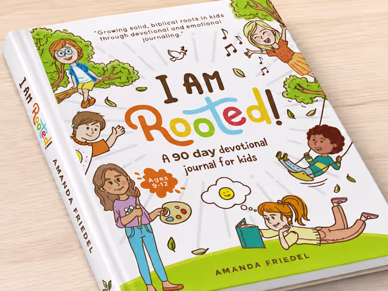 Cover image for I am Rooted - Children Book Cover Illustration