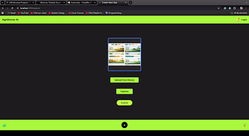 Cover image for Agrisense, an AI website that