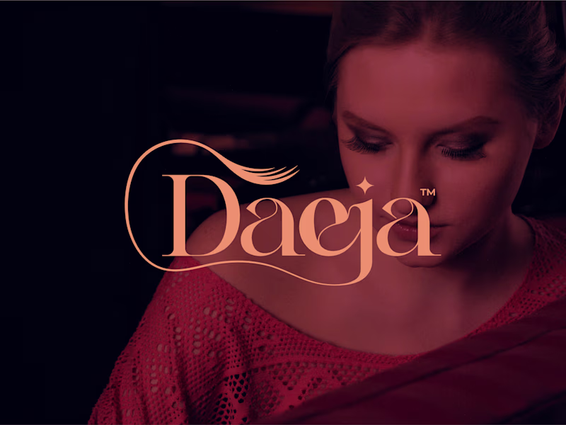 Cover image for Brand Identity Design of an eyelash Brand "Daeja™"