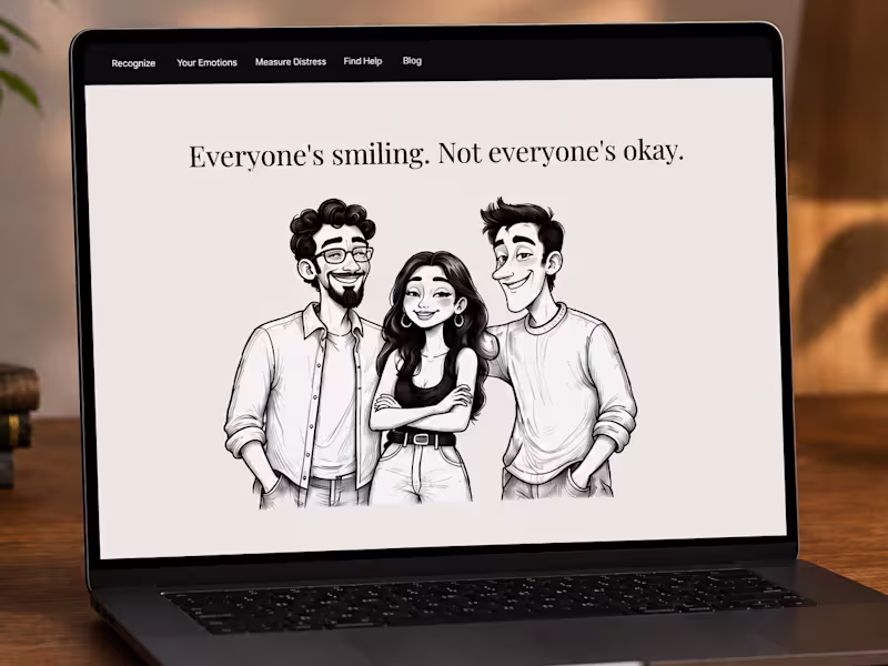 Cover image for ::Built a website for mental