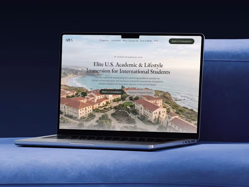 Cover image for APEX - Education Website