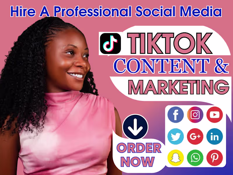 Cover image for TIKTOK Content & Marketing