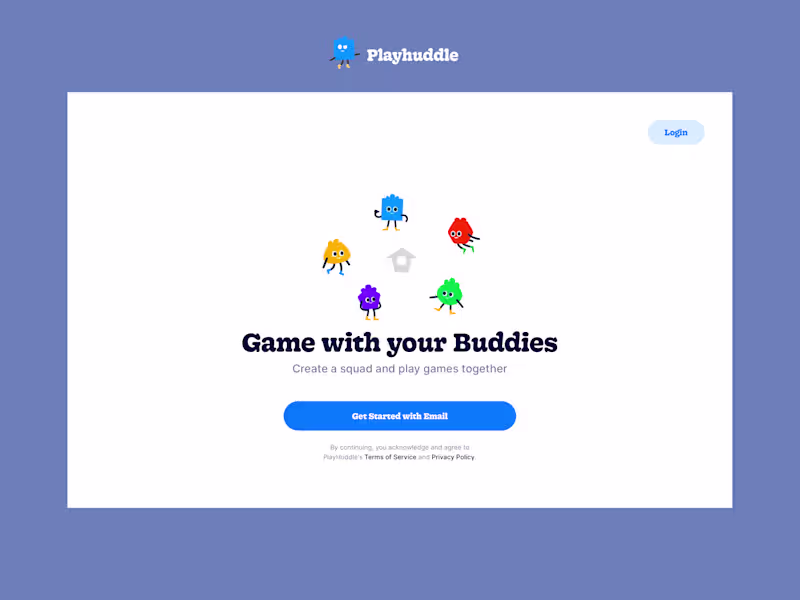 Cover image for Playhuddle - Social Gaming Platform