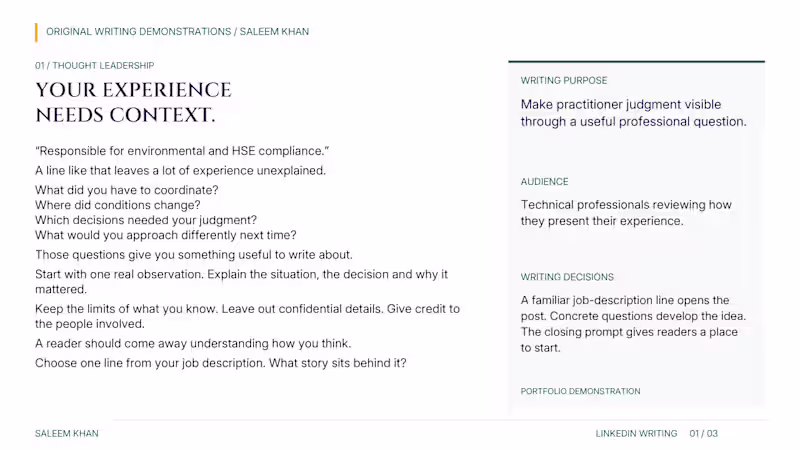 Cover image for Executive LinkedIn Ghostwriting | 4 Posts