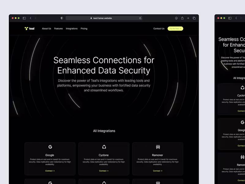 Cover image for Framer Landing Page — Design + Build
