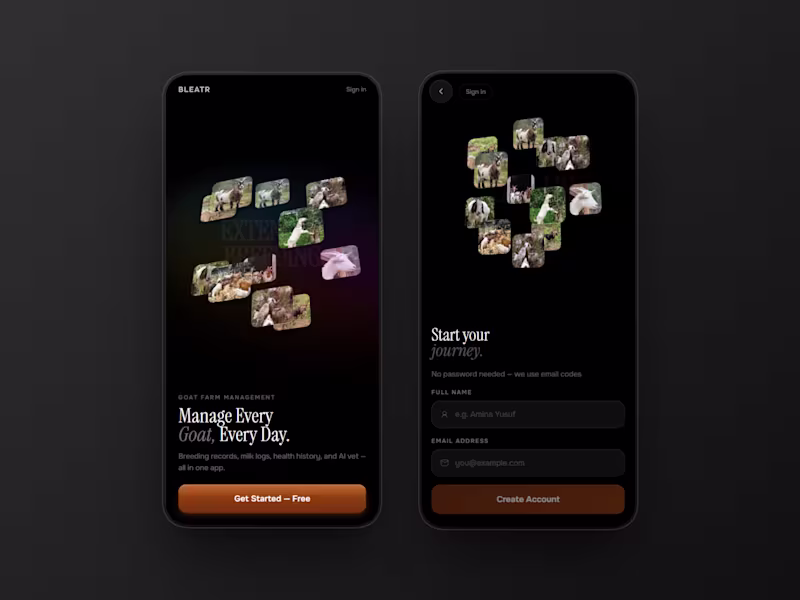 Cover image for Currently building Bleatr 🐐 An iOS app that makes goat farm...