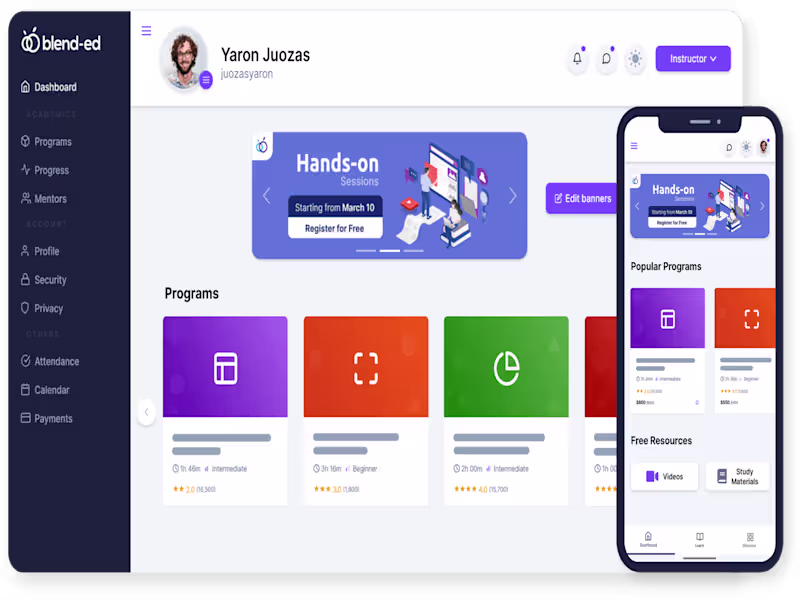 Cover image for User Research and Prototyping for Edtech SaaS Platform