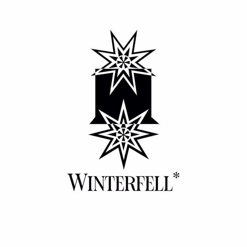 Cover image for Winterfell + Vale of Arryn Game of Thrones minimalist logos ...