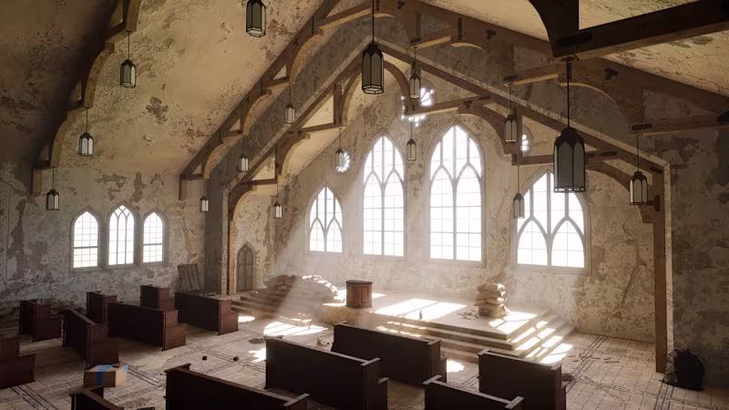 Cover image for Apocalyptic Church |Unreal Engine