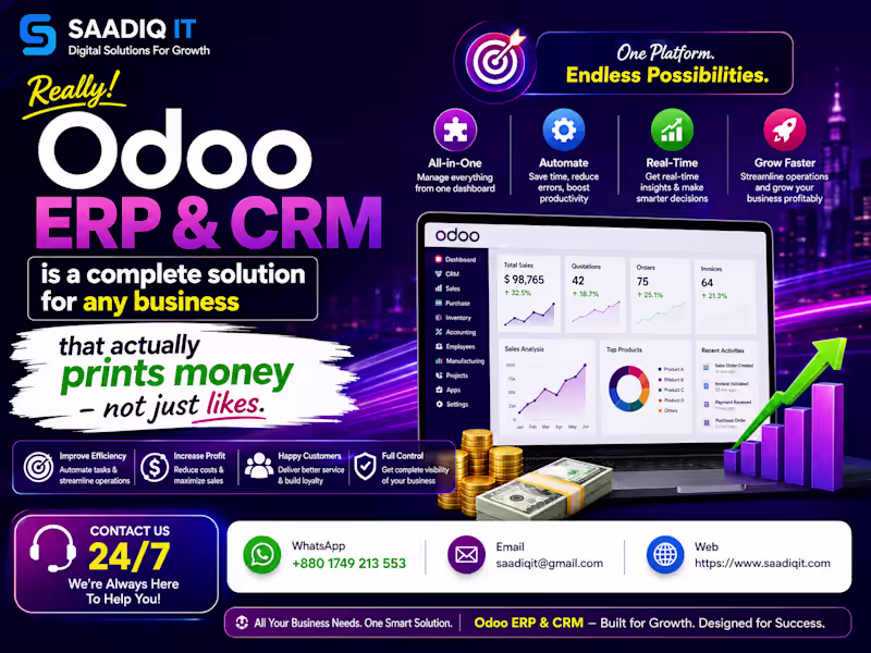 Cover image for REALLY! ODOO ERP & CRM