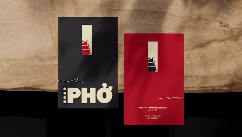Cover image for Vietnamese restaurant branding