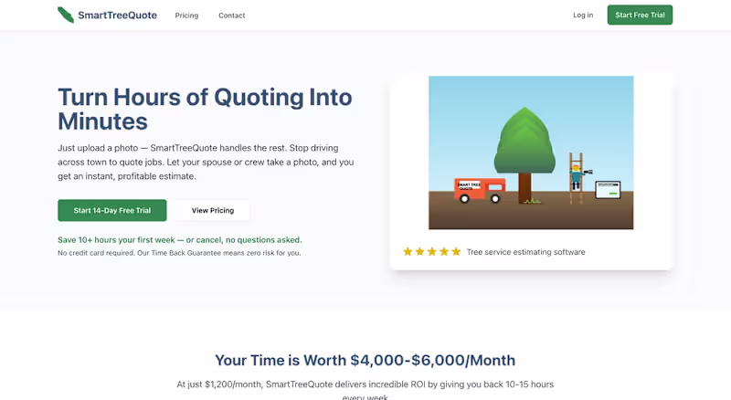 Cover image for SmartTreeQuote - AI-Powered by OpenAI for Smart Tree Estimate