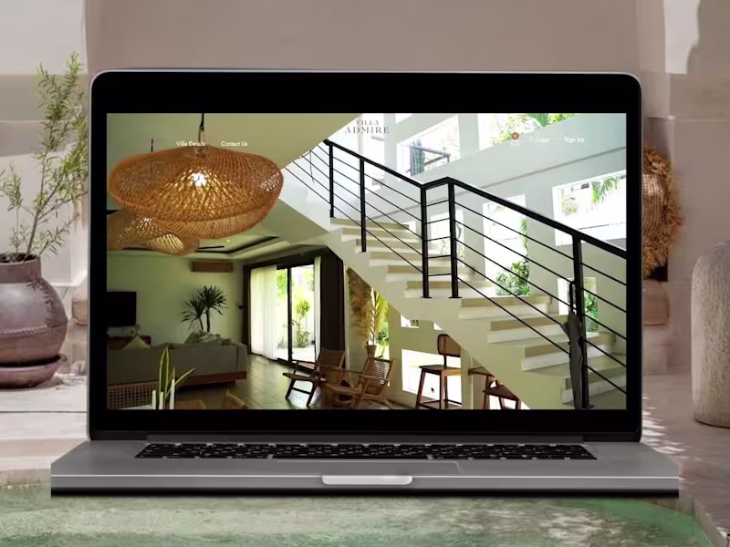 Cover image for Web Design: Villa Admire
