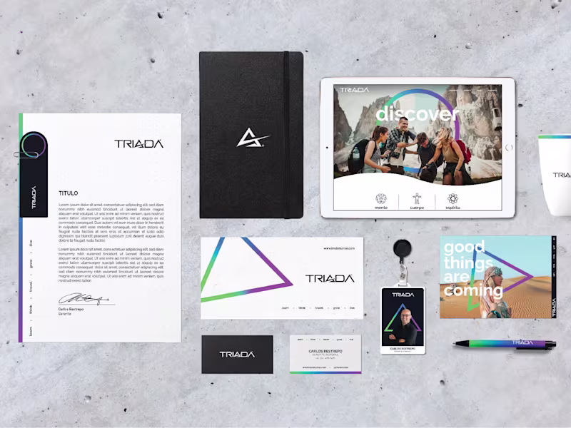 Cover image for Branding for marketing company - Triada