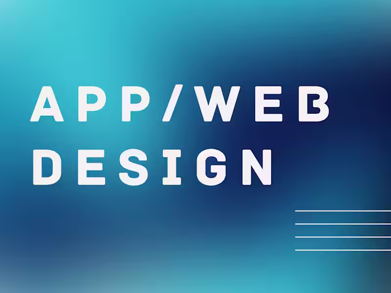 Cover image for Website + App Design