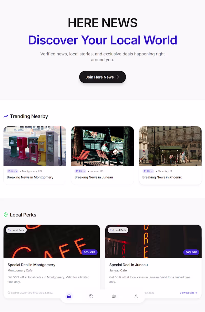 Cover image for Here News: Discover Your Local World (https://herenews.youwa...