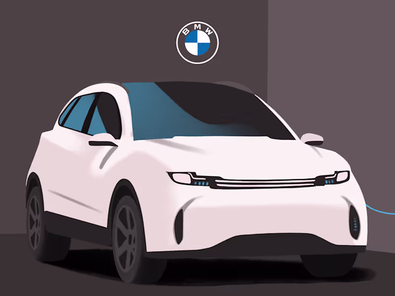 Cover image for Illustrations for BMW's Electric Vehicles Section
