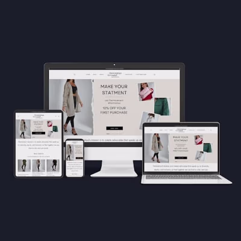 Cover image for Feministiya Fashion and Apparel Brand Shopify Store Design