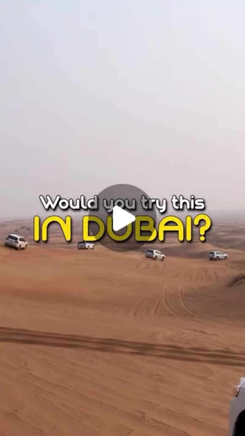Cover image for Majestay on Instagram‎: ”🐪 Would you try this thrilling Dubai …