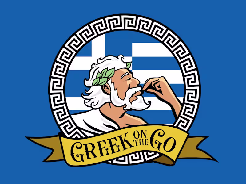 Cover image for Greek on the Go Logo