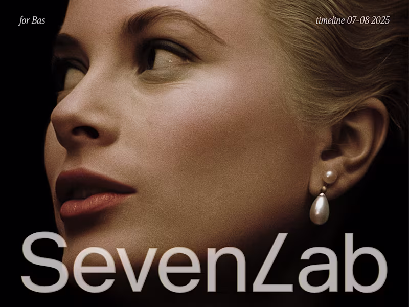Cover image for SevenLab AI Solutions Website Redesign