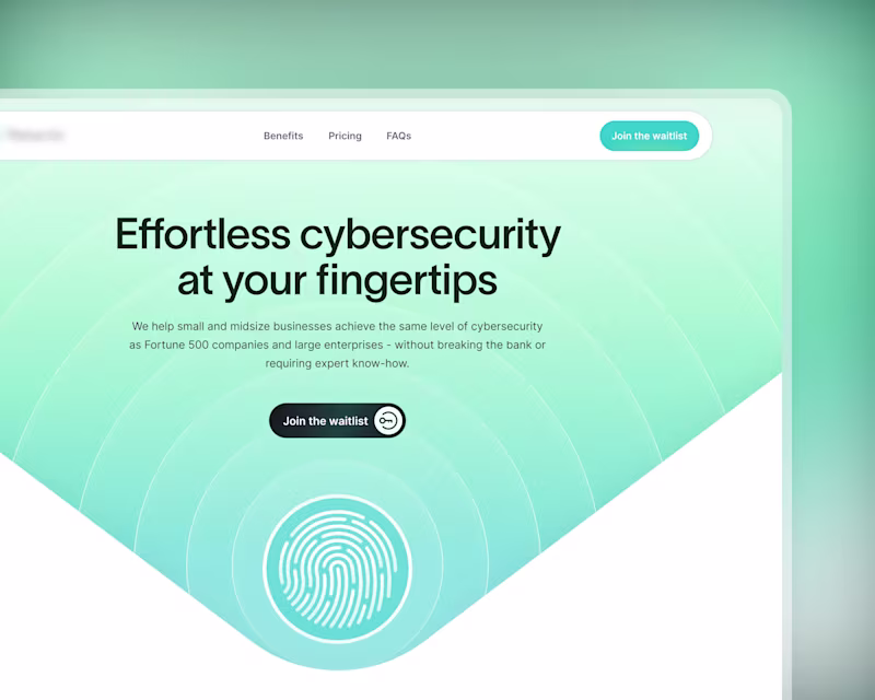 Cover image for Web Design for Cybersecurity | Work in Progress