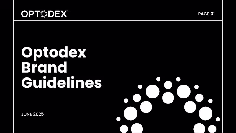 Cover image for Brand Identity Guidelines for D2C Brand Optodex