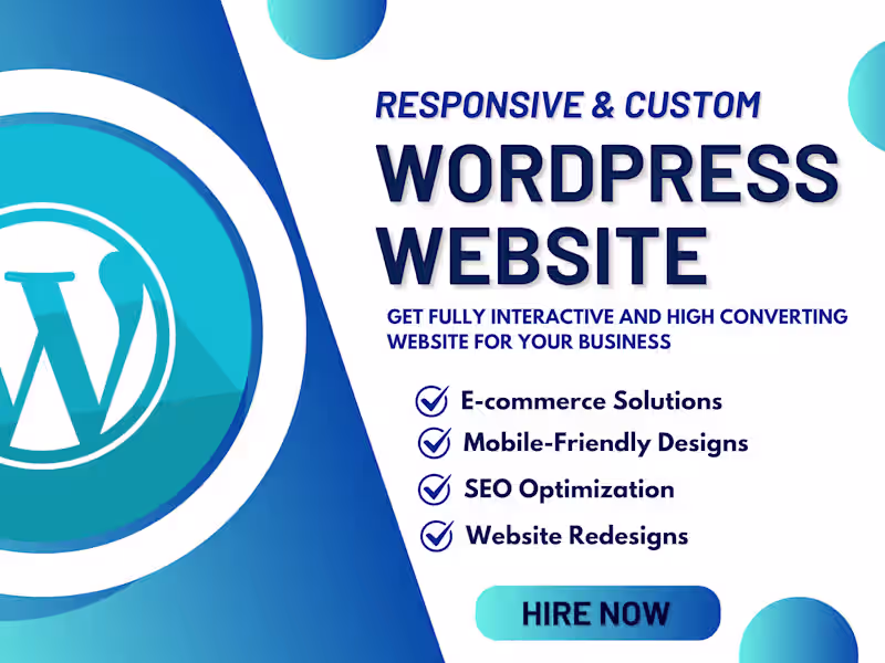 Cover image for I will create custom, high sales website 