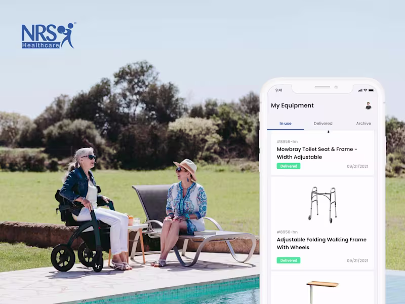 Cover image for Accessible Web Application for a Health care | UI/UX | B2C