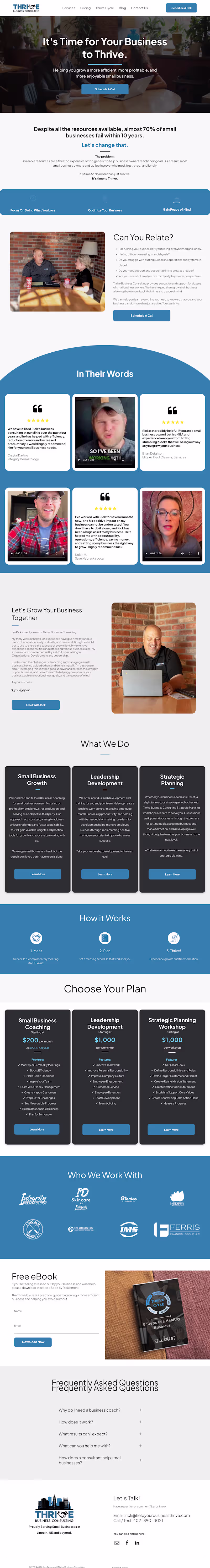 Cover image for Thrive Business Consulting