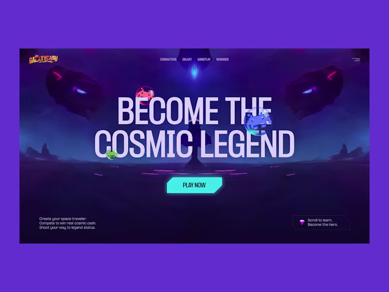Cover image for Galaxy Cash - Visual Design and Webflow Development