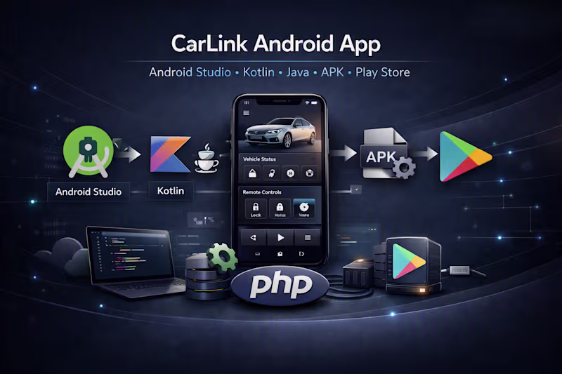 Cover image for CarLink Android App — APK Compilation & Deployment