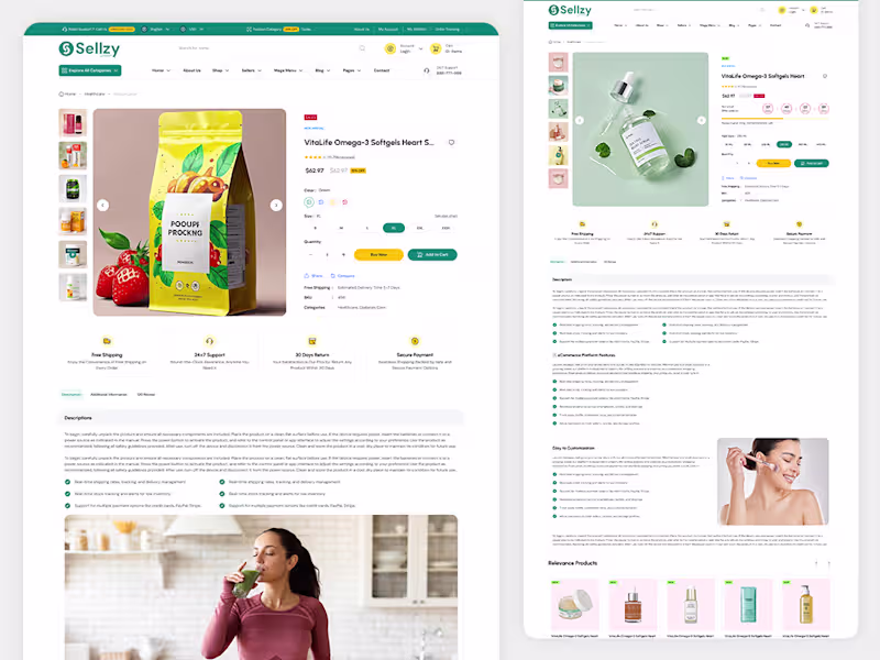 Cover image for Sellzy- eCommerce Product Details Page