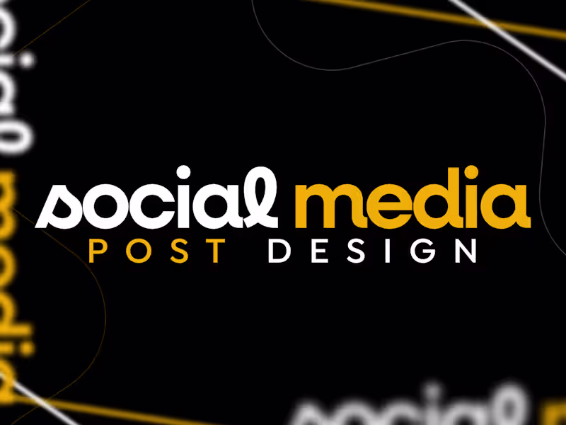 Cover image for Social Media Post Design