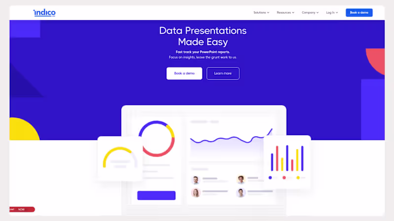 Cover image for Indicolabs - Data Presentations Made Easy
