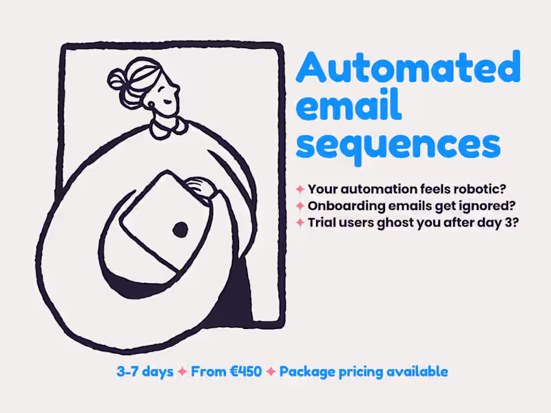 Cover image for Automated email sequences