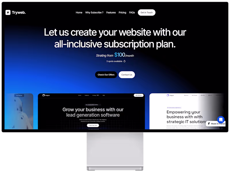 Cover image for Crafting Stunning Framer Landing Pages That Convert and Inspire