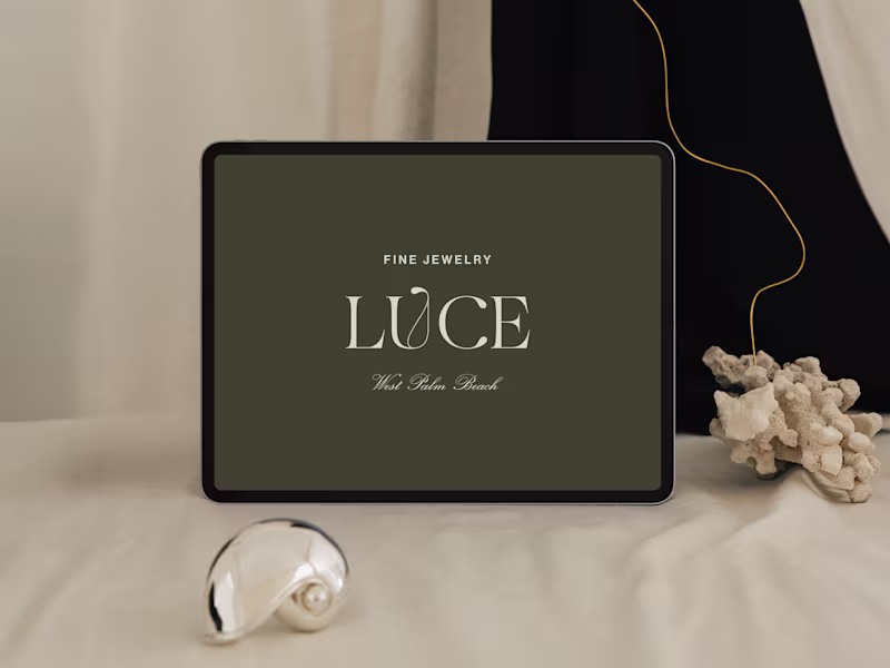 Cover image for LUCE Brand Identity and E-commerce Development