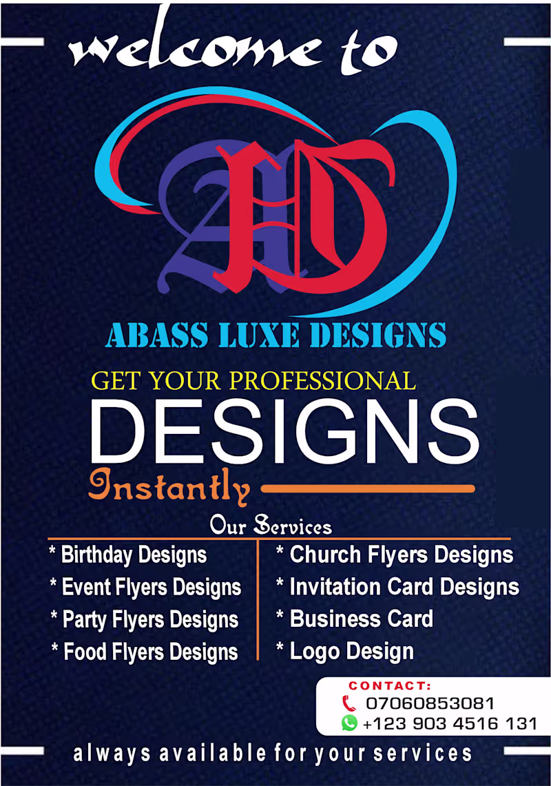 Cover image for Abass Luxe Design 