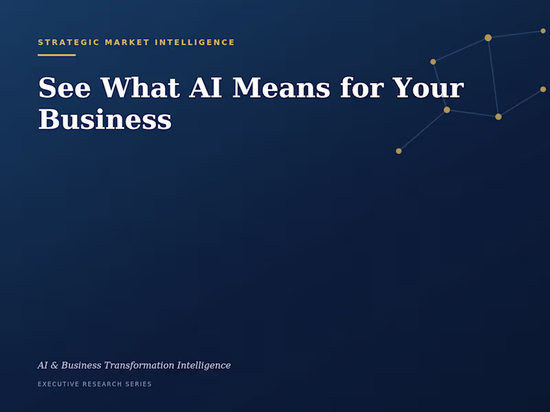 Cover image for AI Business Transformation Intelligence Report