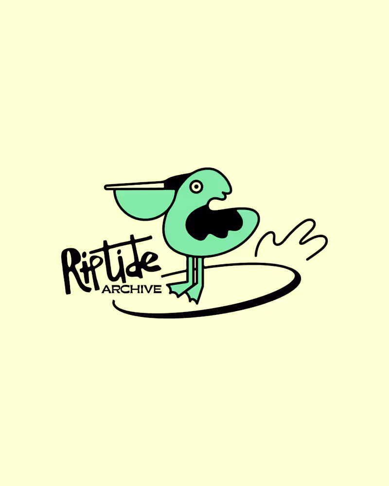 Cover image for Logo for Riptide Archive. They