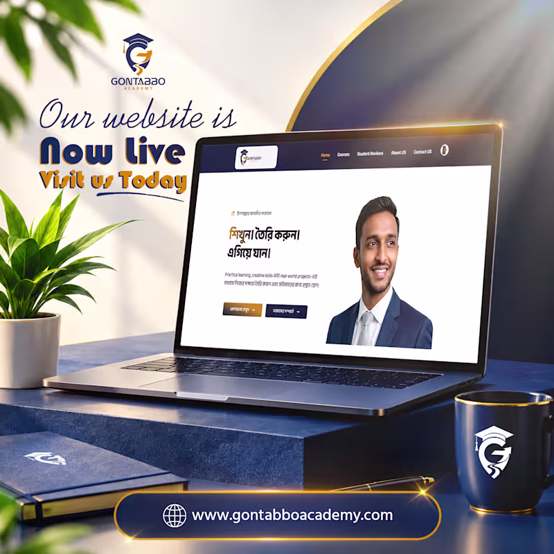 Cover image for 🚀 Gontabbo Academy — Official Website Launch