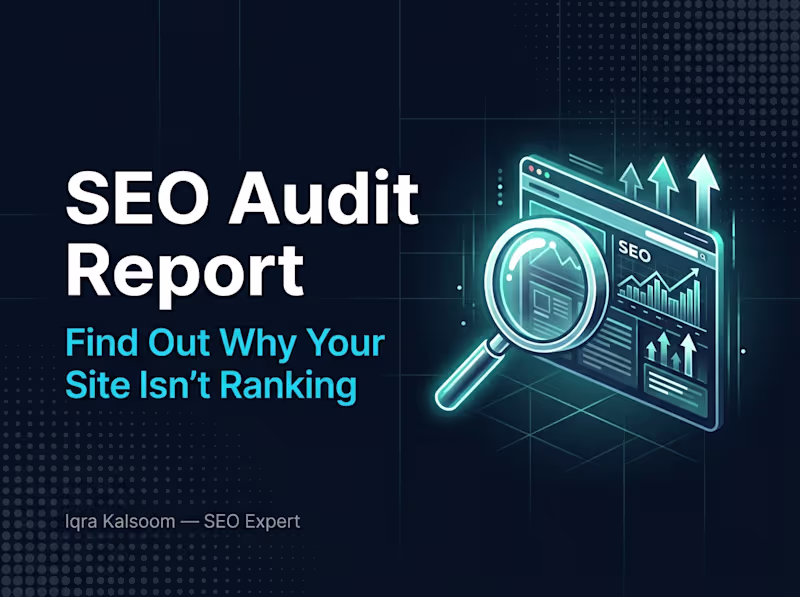 Cover image for SEO Audit Report for Any Website