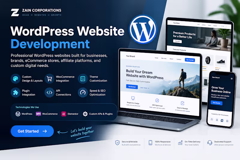 Cover image for WordPress Website Development