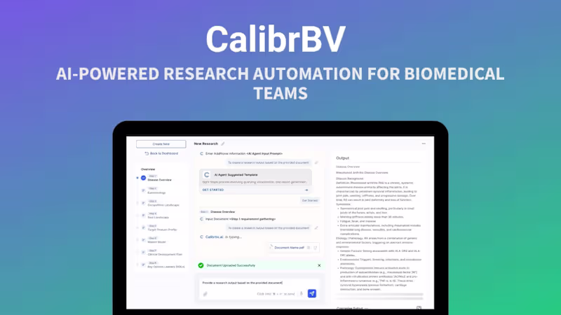 Cover image for AI Automation for Biomedical Research
