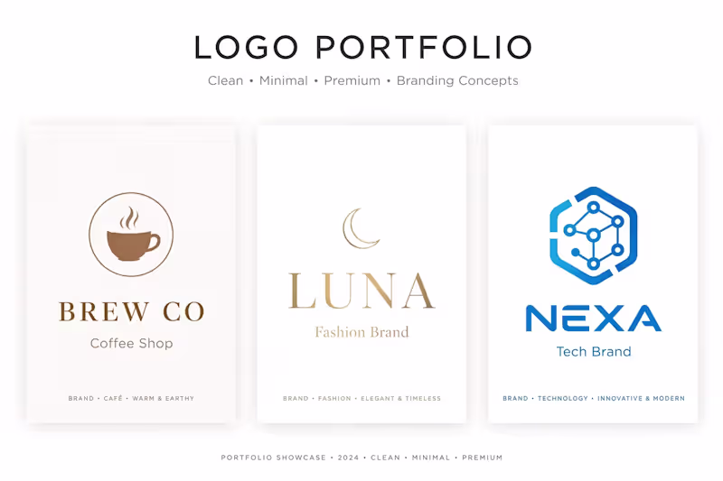 Cover image for Brand and Product Visuals | Minimal Logos | Excel Design